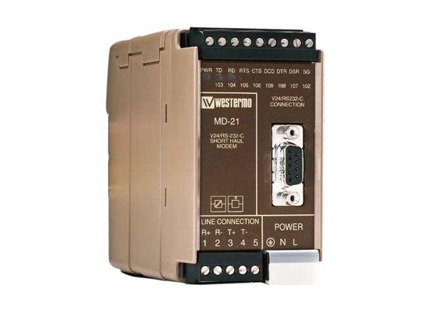 Westermo MD-21 DC Current loop RS232/20 mA, 12-36 VDC